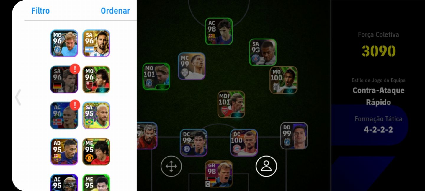 Conta efootbal mobile (olhe a descrição)