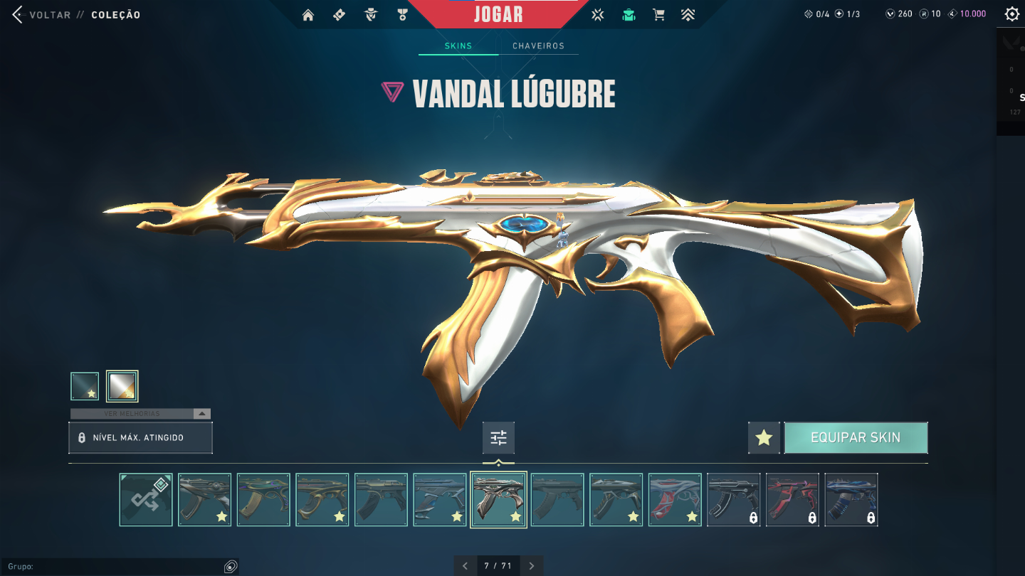 Conta de Valorant com diversas skins