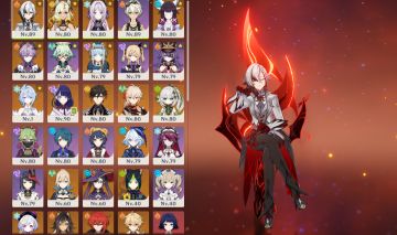 Conta Genshin Ineffa Arlequino C1 Raiden C1 Odette Durin Columbina AR 59