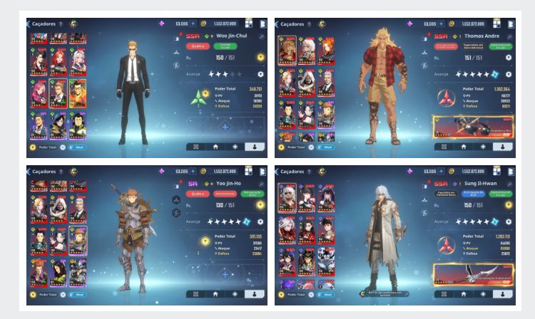 Solo Leveling:ARISe CONTA END GAME CATEGORIA 116