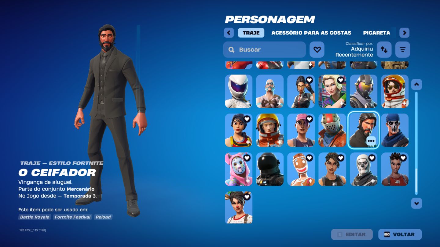 Conta fortnite salve o mundo fundador ikonik e mts skins
