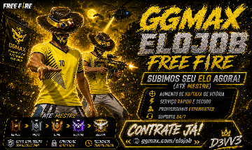 Elojob Free Fire: ATÉ O MESTRE (Direto e profissional)