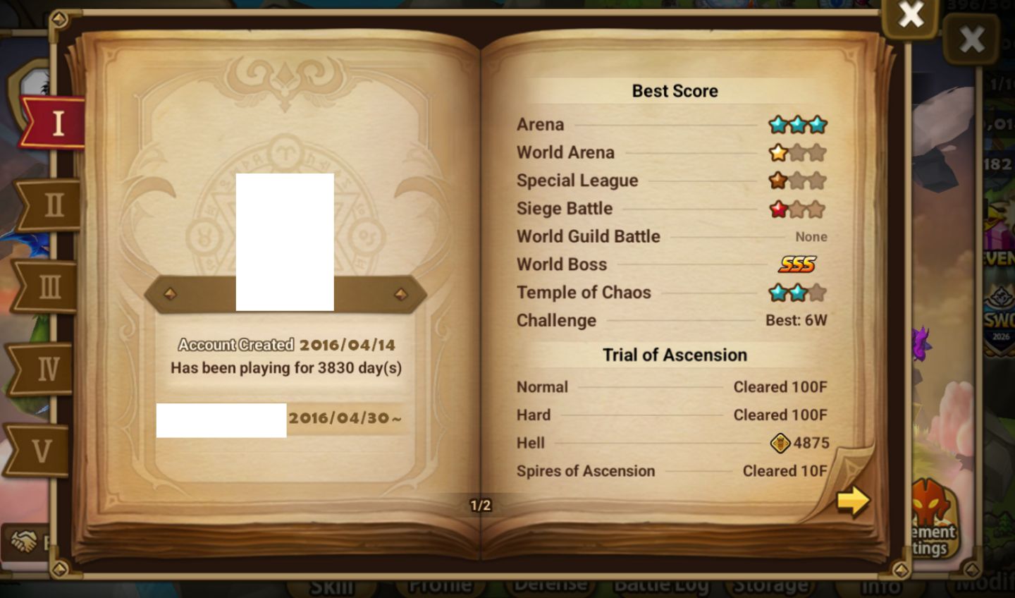 SUMMONERS WAR - CONTA GLOBAL COM LD