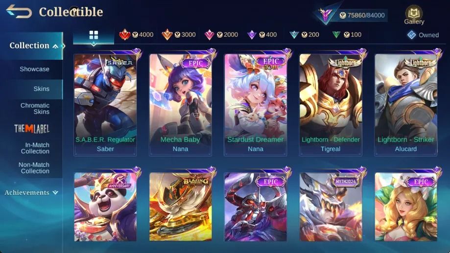 338 SKINS - FULL EMBLEMAS - FULL HEROIS