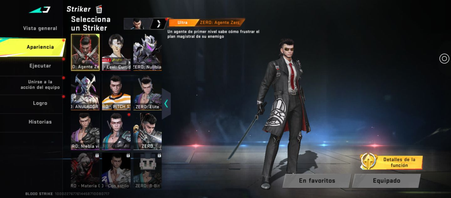 Conta de Blood striker Skin alondra