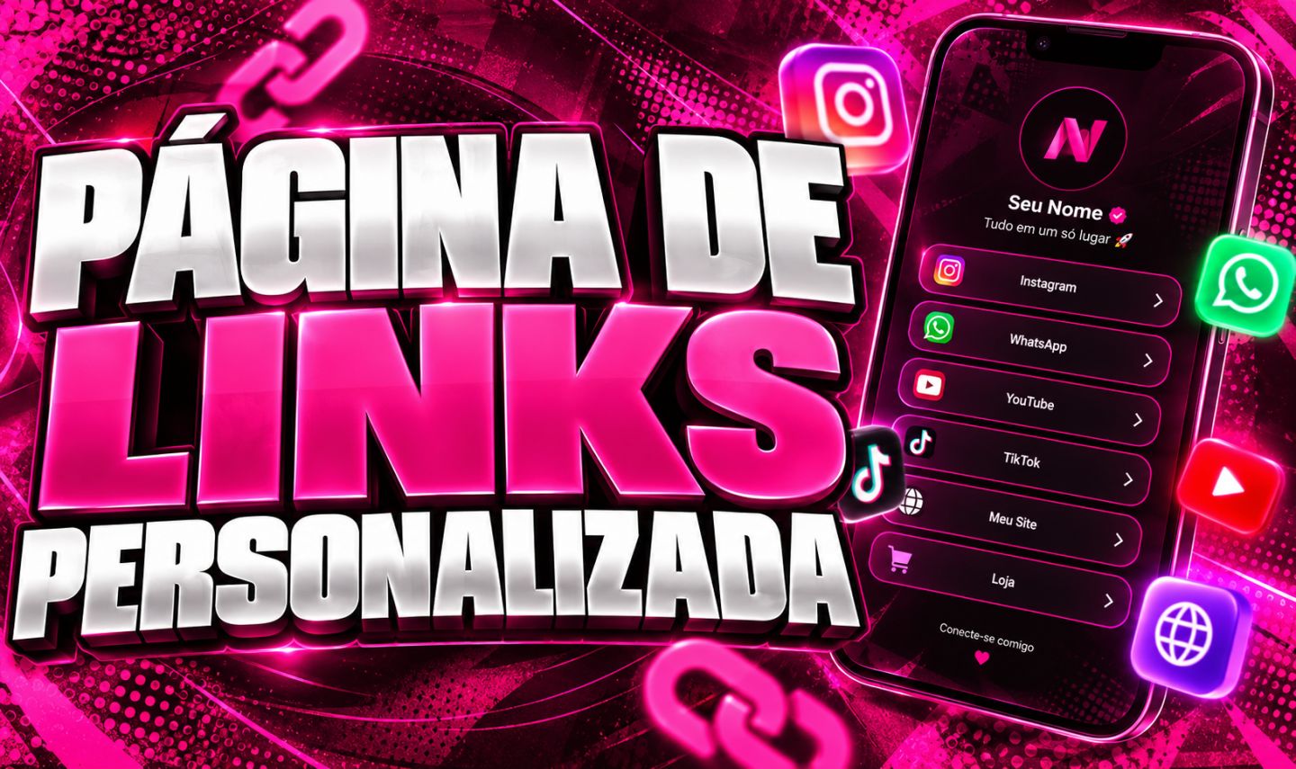 PÁGINA DE LINKS PERSONALIZADA | ESTILO LINKTREE