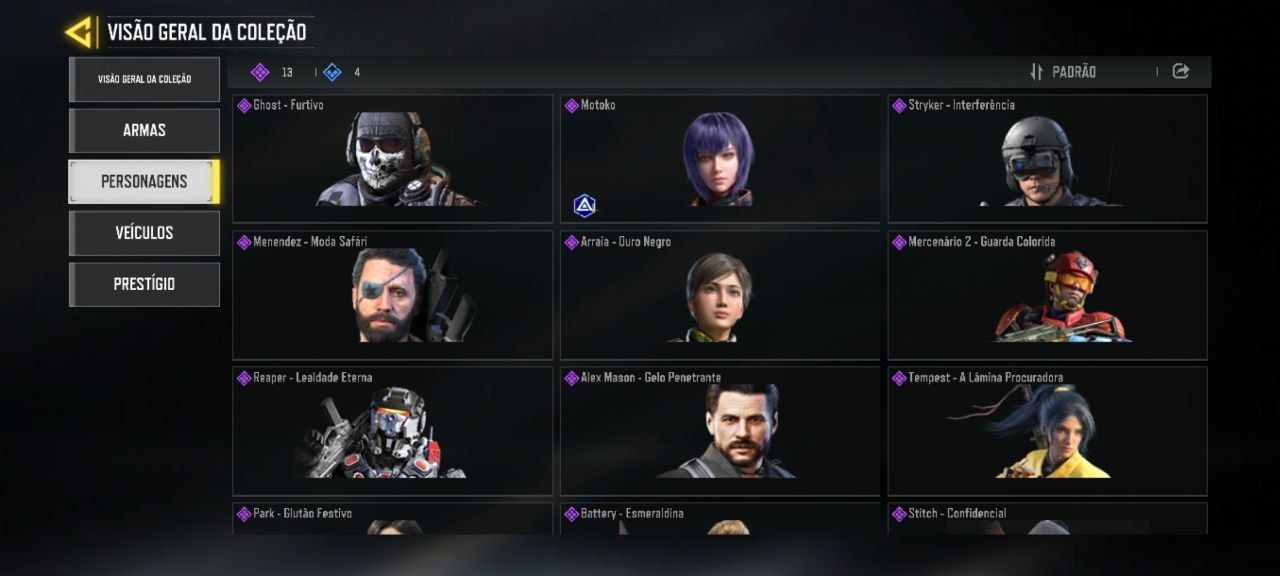 CONTA CALL OF DUTY: MOBILE SKINS E PERSONAGENS VALIOSA!