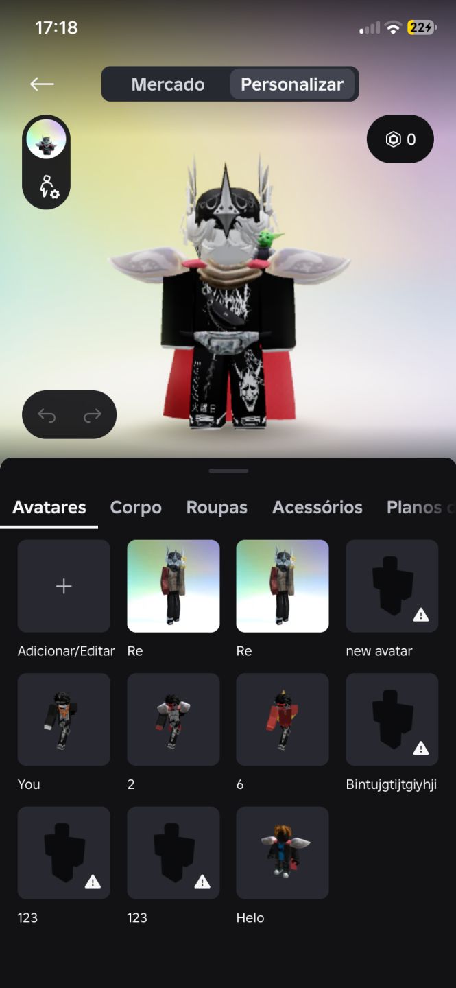 CONTA ROBLOX COM SKINS E MAIS DE 7K GASTO