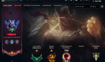 Conta lol mais de 10 anos, all champs, esmeralda.