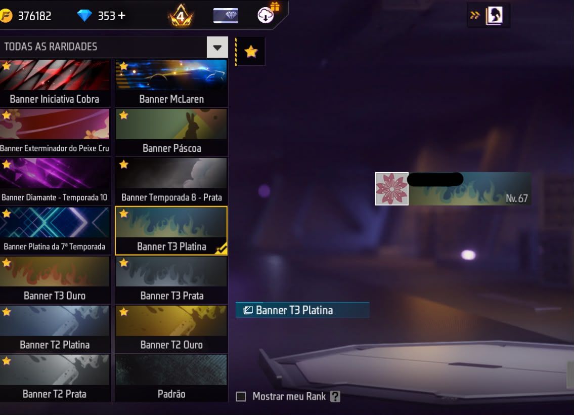 Conta free fire gemada rara com entrada punho angelical troca nick barbinha
