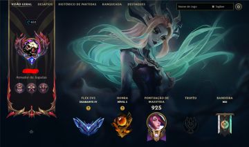 CONTA LOL +400 SKINS DIAMANTE (VALOR NEGOCIÁVEL) LEE E NAMI MITICOS