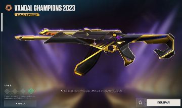 CONTA VALORANT FA - CHAMPIONS 2023 | VANDAL XEROFANG | KUNAI CHAMPIONS 2023