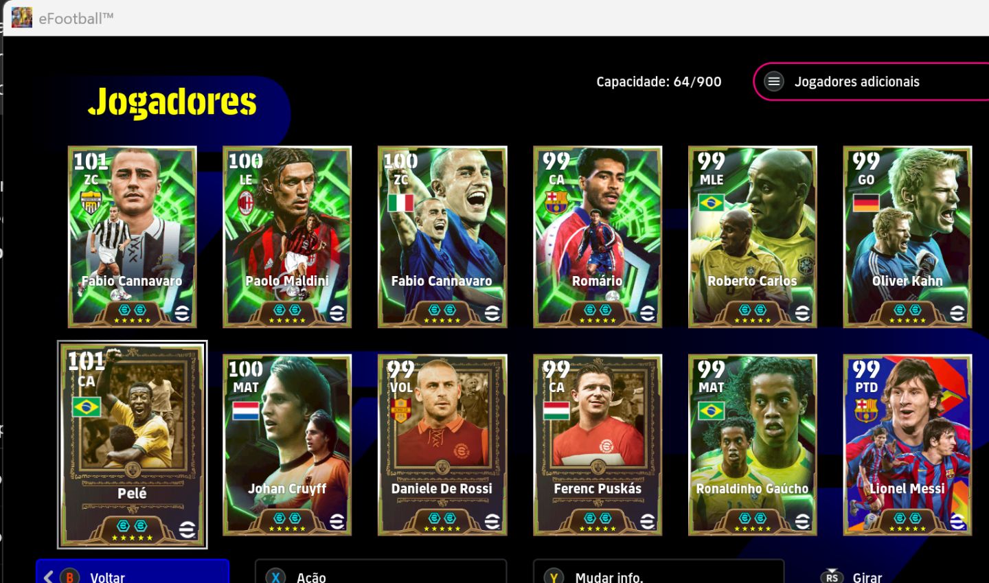 EFOOTBALL STEAM | PELÉ, MARADONA, RONALDINHO | 400+ ESPECIAIS