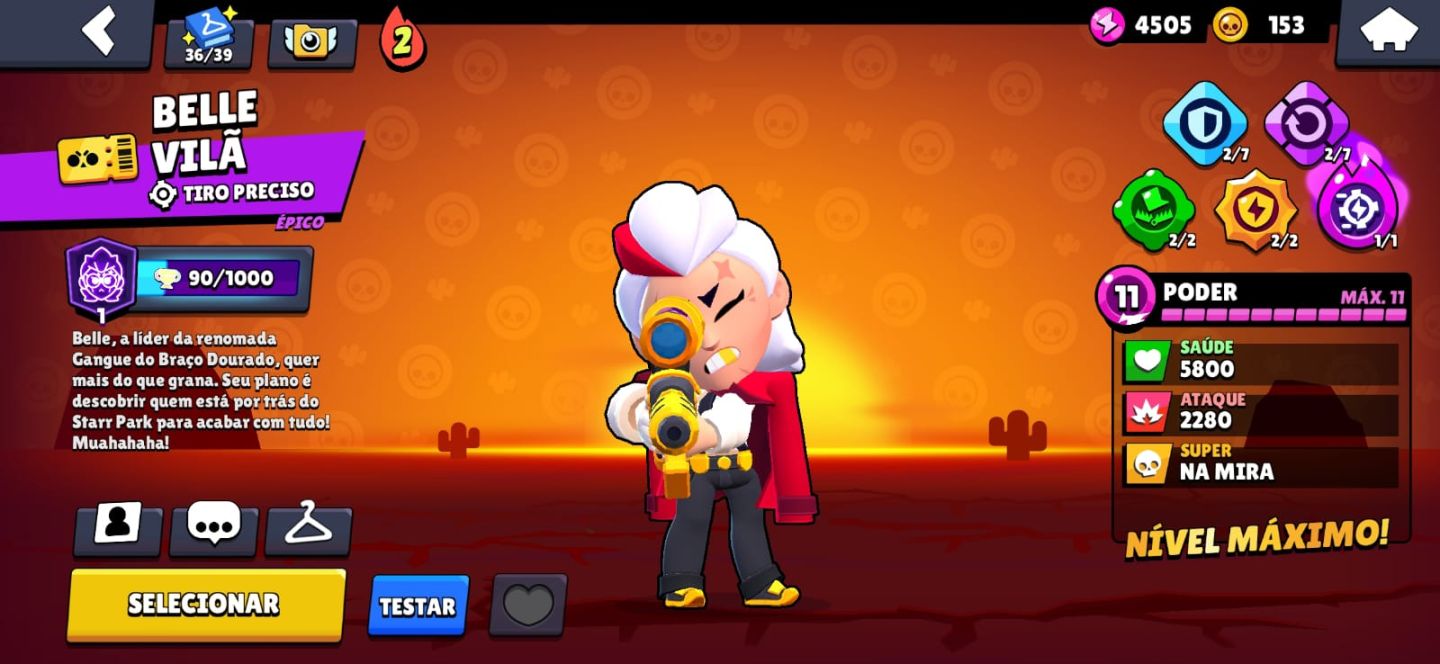 CONTA BRAWL STARS FULL BUFIES
