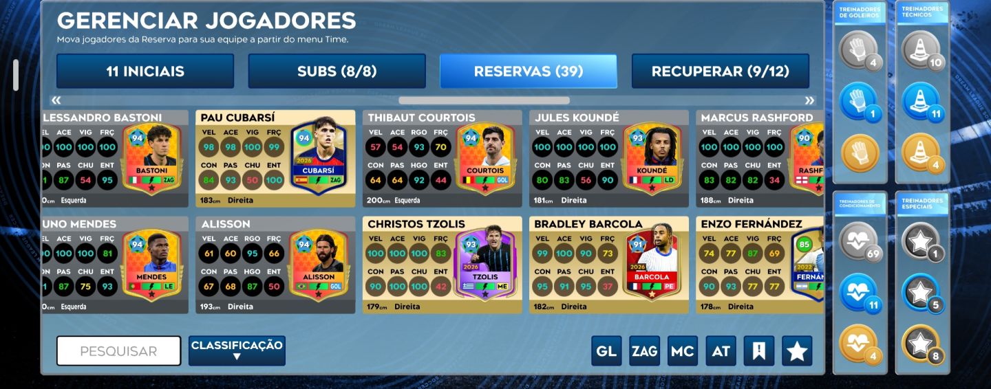 Dream league 26 conta top