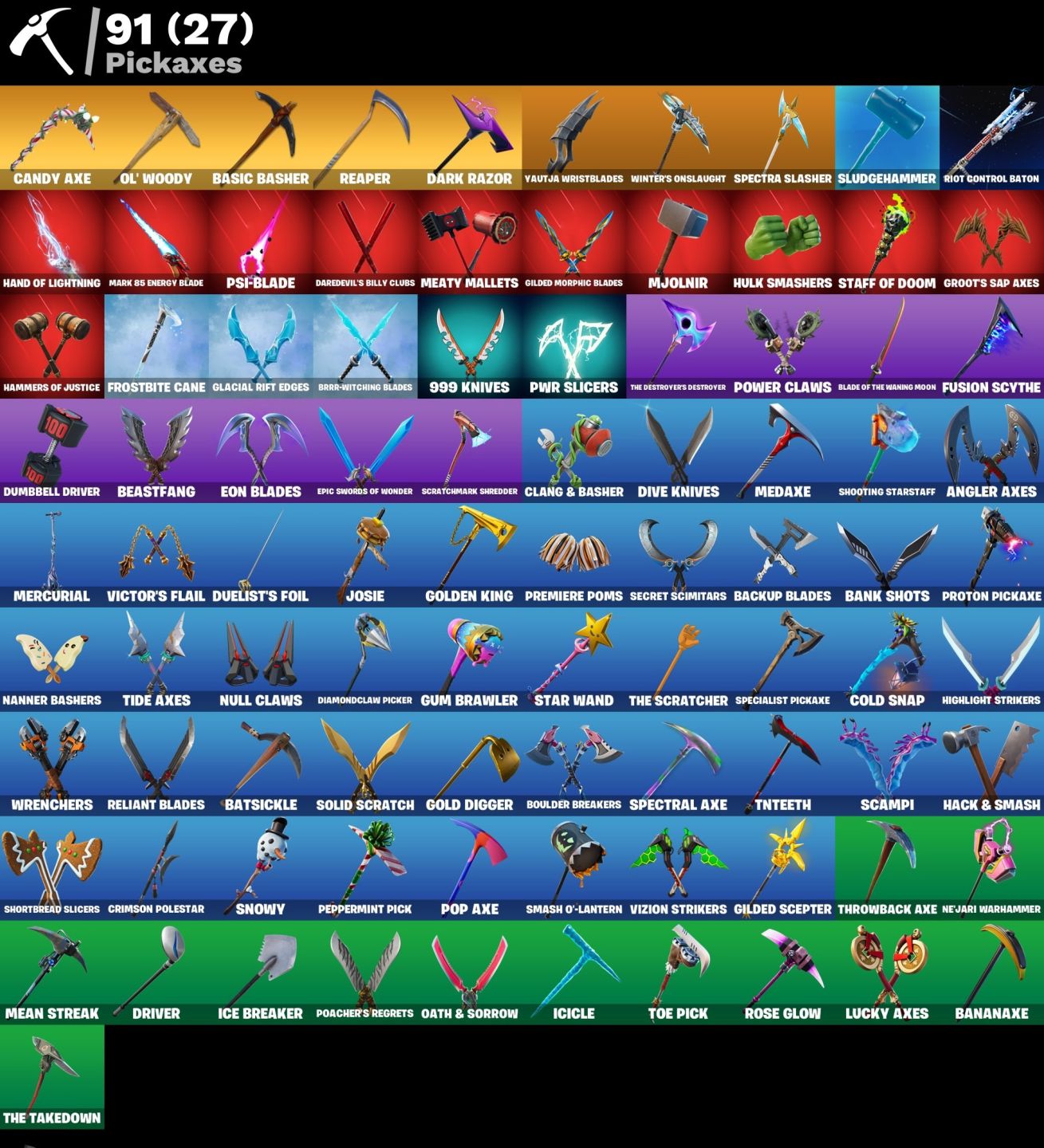 CONTA FORTNITE COM DARK VERTEX, ROGUE SPIDER, ASTRO JACK, OG STW E 95 SKINS