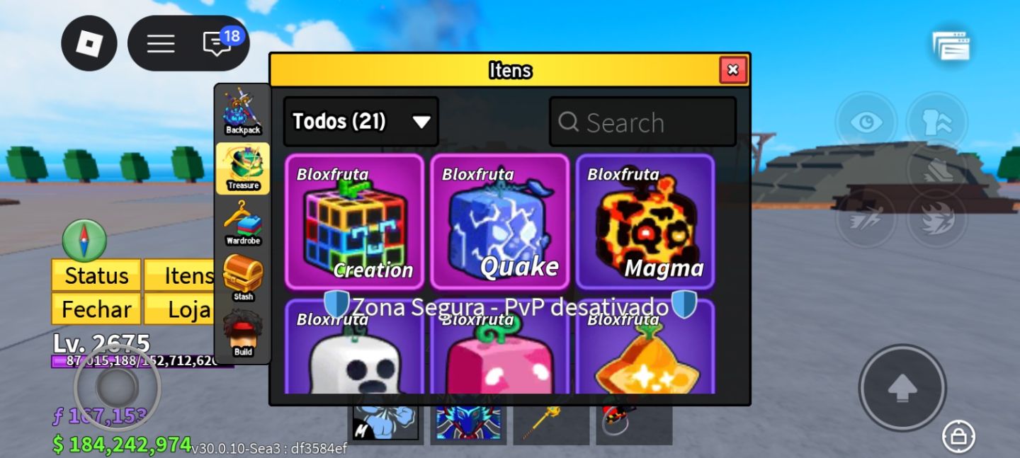 BLOX FRUITS À VENDA COM KITSUNE