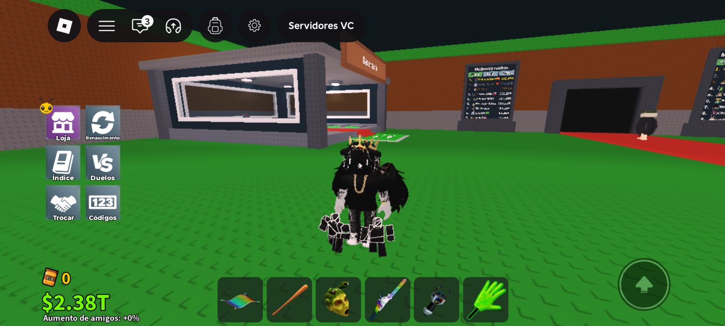 Conta Roblox com bastante skins e upada em alguns jogos