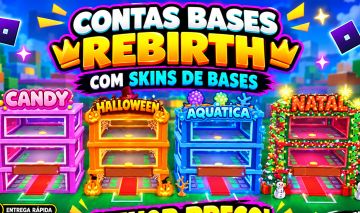 CONTAS BASES REBIRTH COM SKINS DE BASES (MENOR PREÇO)