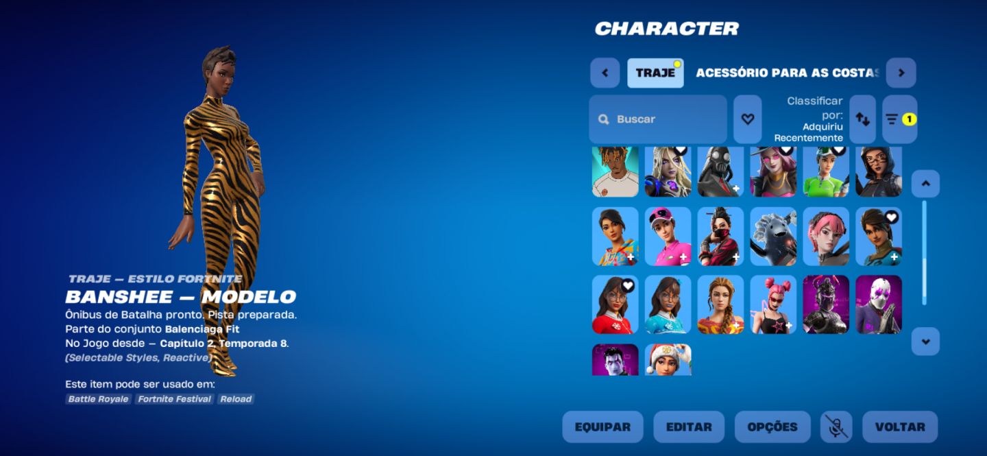 Conta Fortnite Tryhard de Tokens