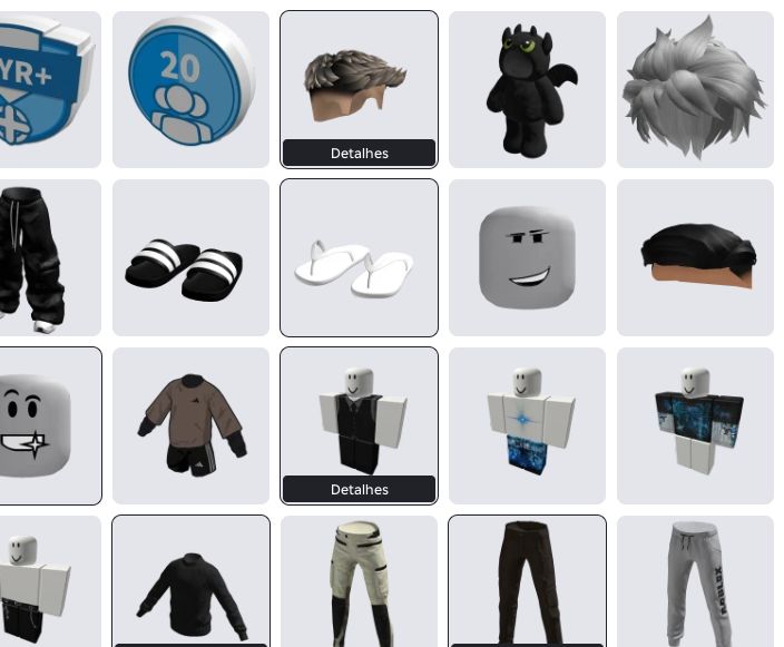 Conta do roblox, com skin + Blox fruits
