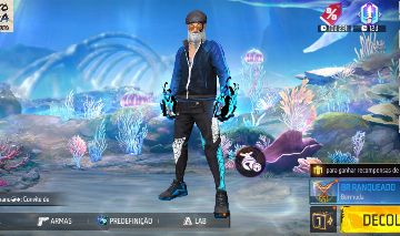 Conta free Fire gemada com calça angelical M+F