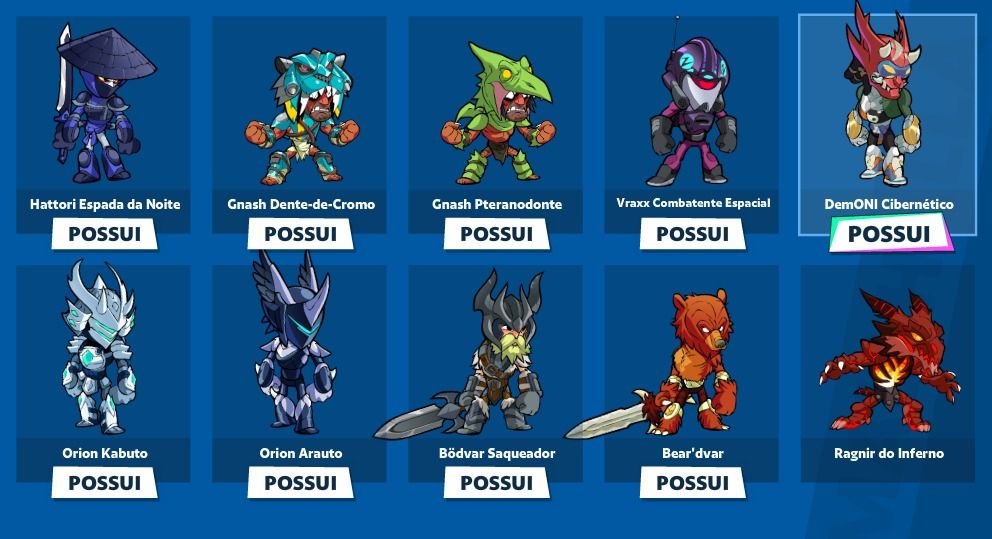 CONTA STEAM DE BRAWLHALLA COM MAIS DE 2000 GASTO E 12 PASSES E MUITOS JOGOS
