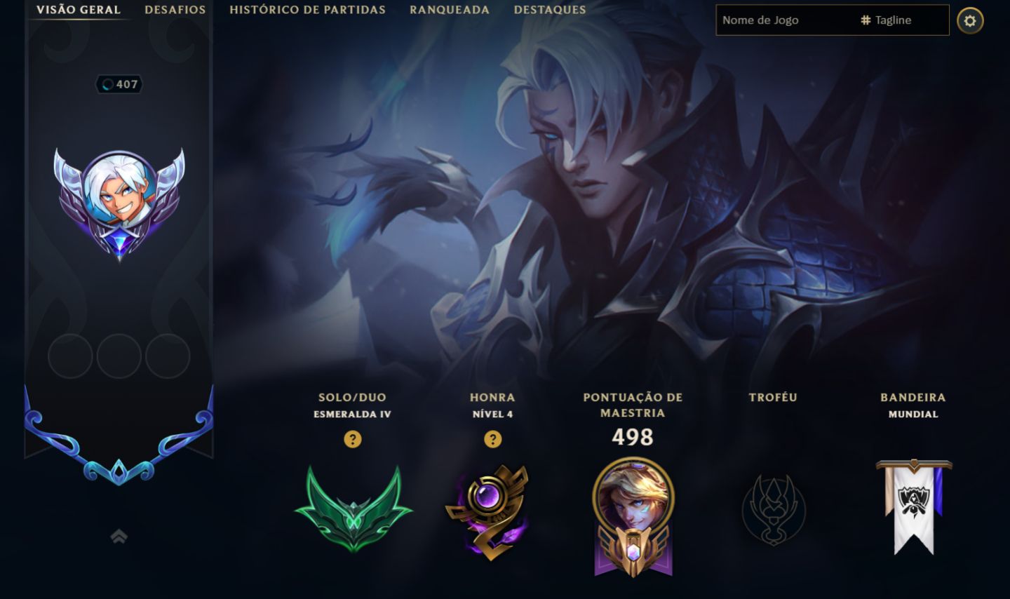 Conta main Lol e Valorant - ENTREGA IMEDIATA