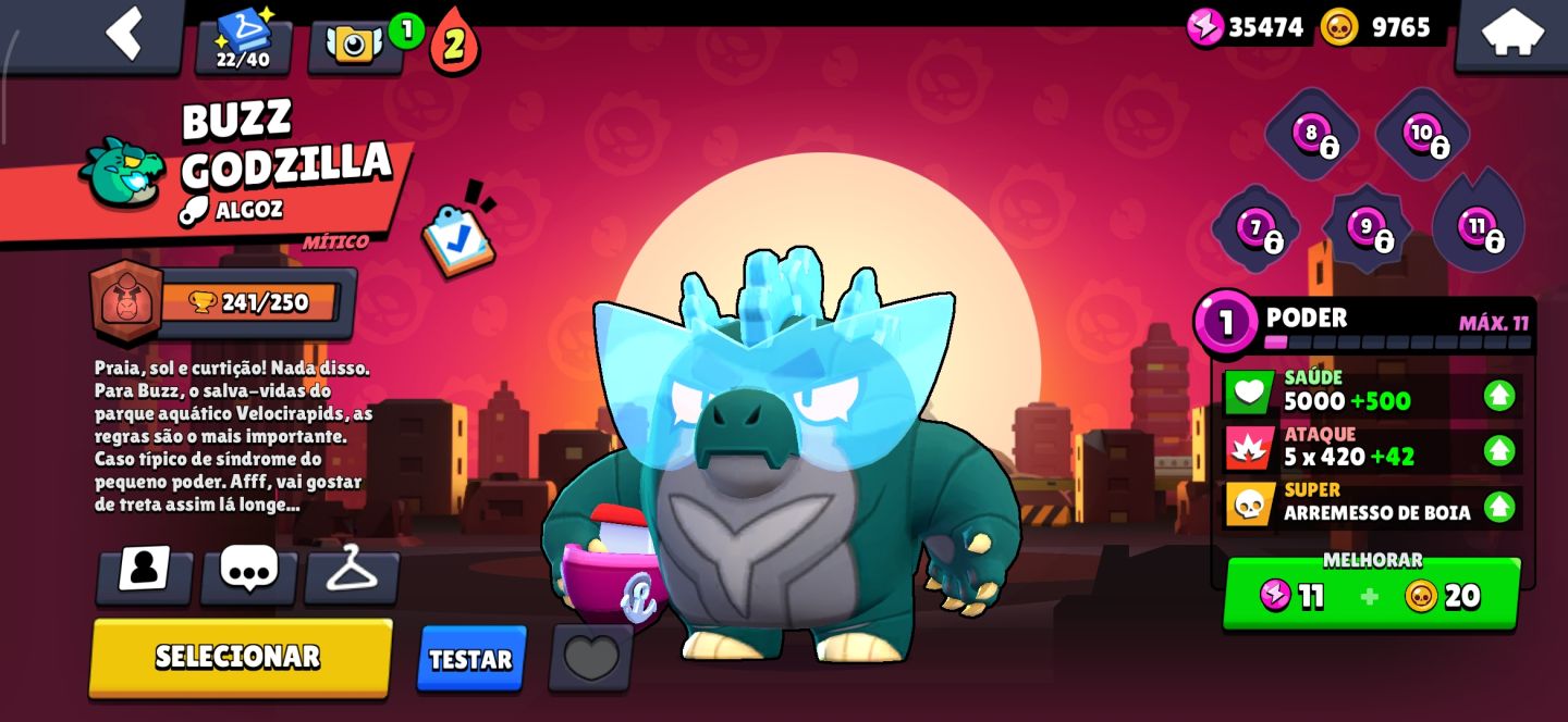 Conta rara brawl Stars