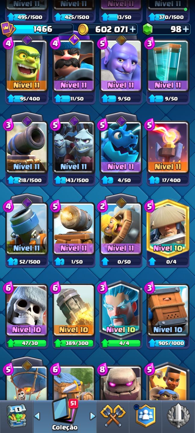 CONTA DE CLASH ROYALE COM 10K DE TROFÉUS