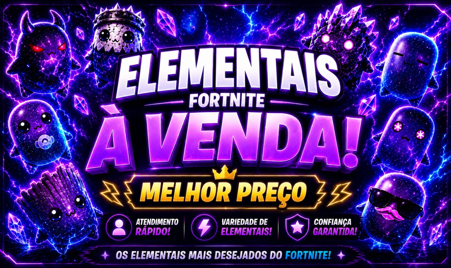 Elementais do Fortnite | Galácticos, Ouro, Gummy e Mais (Entrega Rápida)