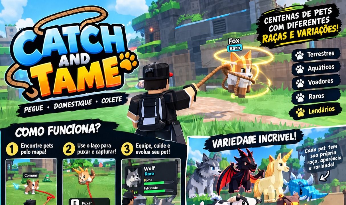 PETS VARIADOS PARA CATCH AND TAME