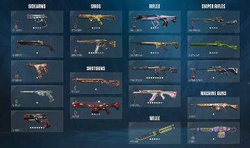 Conta valorant com 2800 gastos em skins, facas vandal sherrif e phantom
