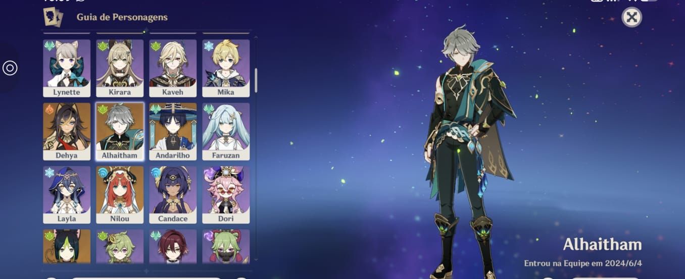 CONTA END GAME AR60 personagens constelados, algumas assinaturas