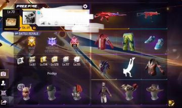 CONTA FREE FIRE MUITO RARA E ANTIGA, SKINS MUITO RARAS E PASSES ANTIGOS
