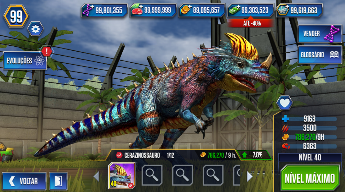 QUALQUER DINOSSAURO NO: JURASSIC WORLD - THE GAME | À SUA ESCOLHA