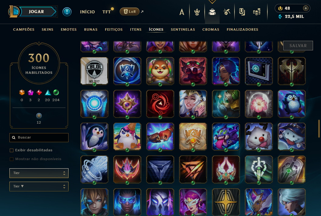 CONTA LEAGUE OF LEGENDS