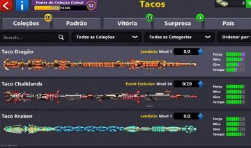 Conta 8ballpool tacos lendarios e etc