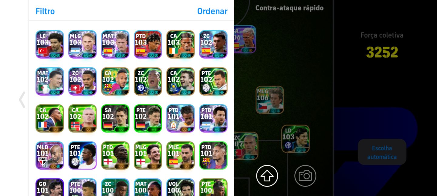CONTA eFOOTBALL À VENDA! ELENCO FORTE, CRAQUES E ÓTIMOS JOGADORES!