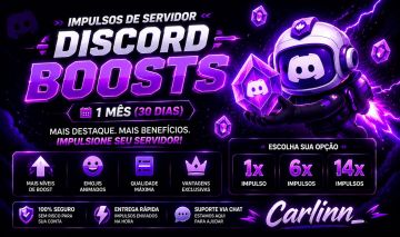 Impulsos para seu servidos Discord | Boost On | 247