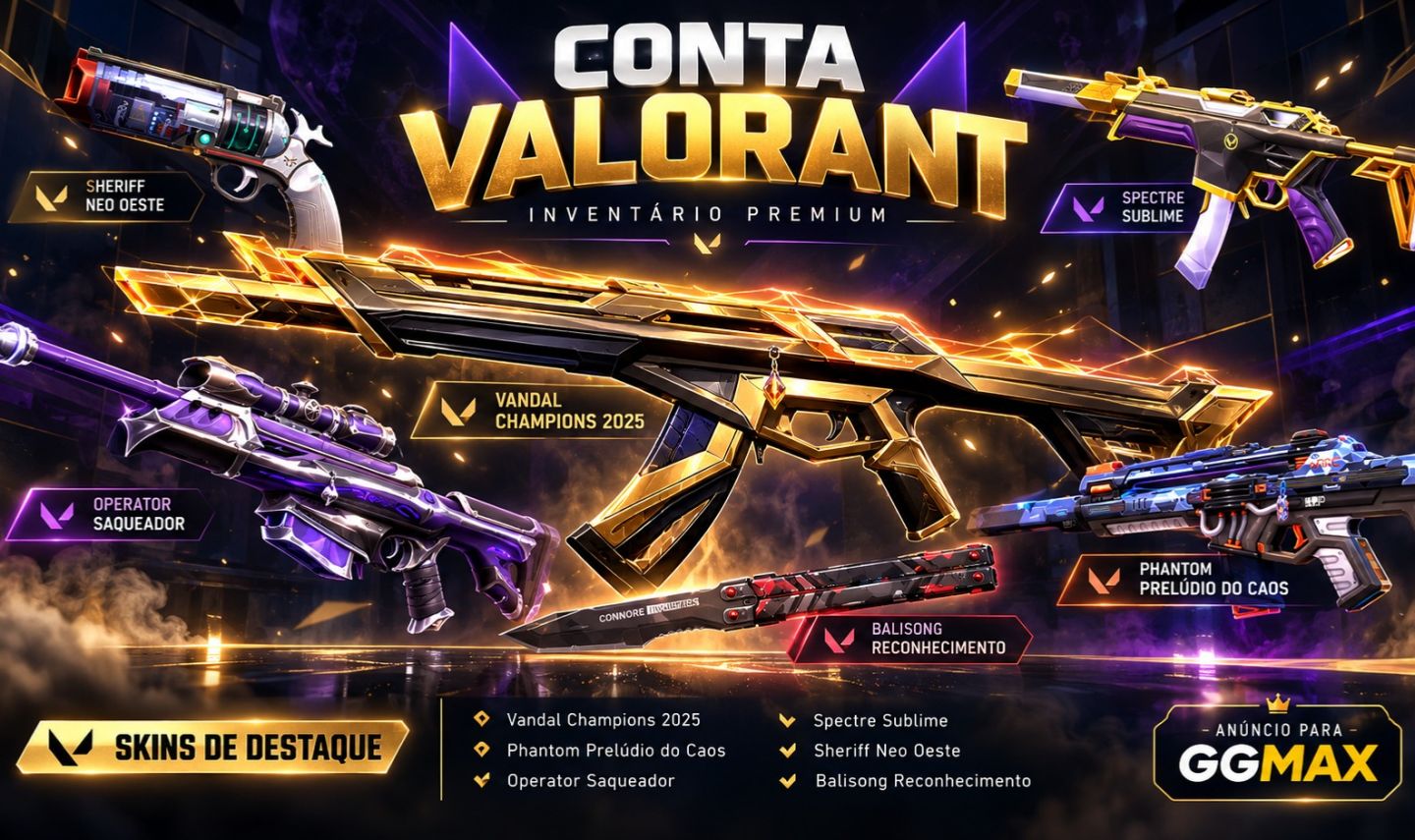 CONTA QUENTE VALORANT BOA
