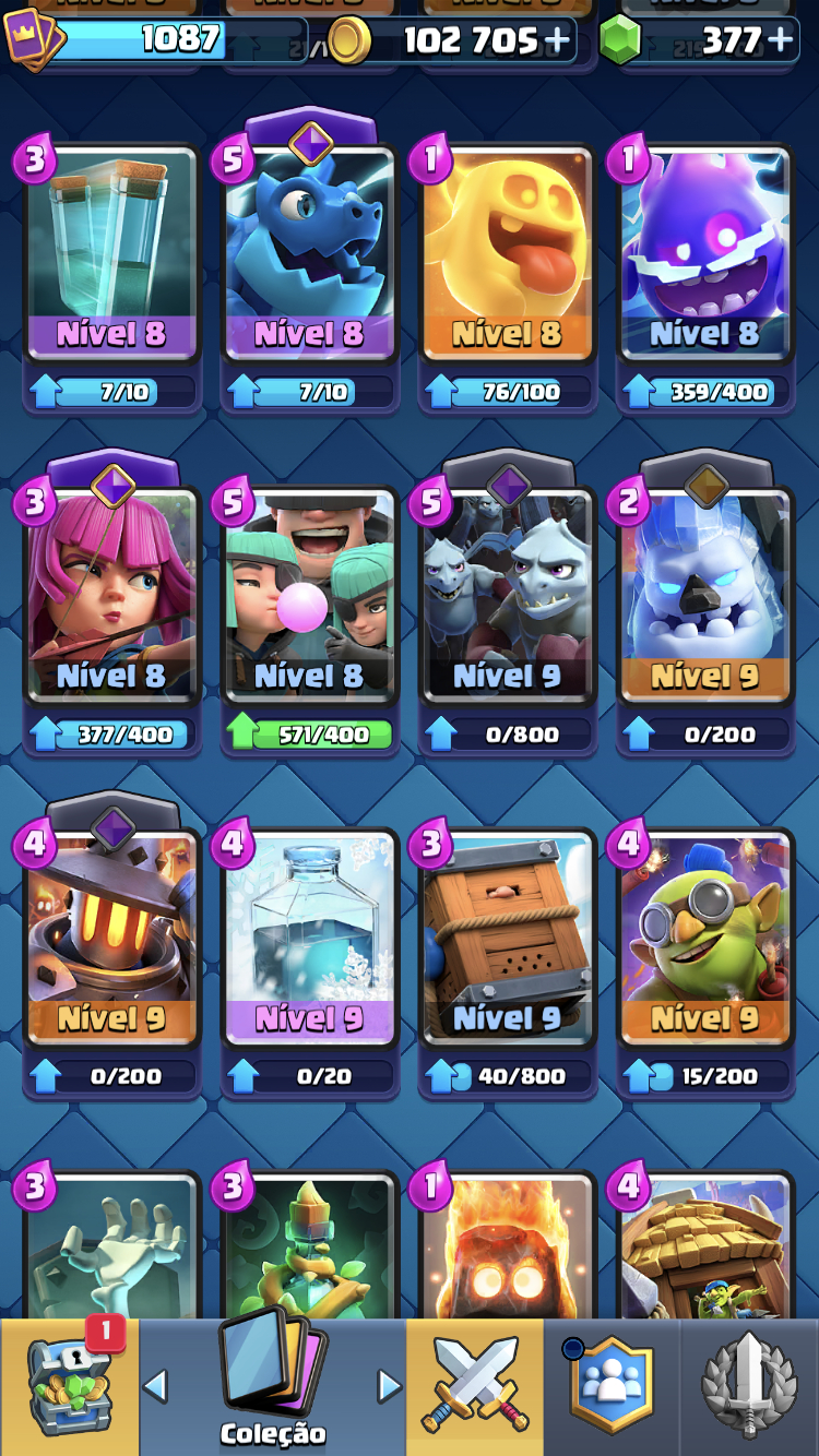 CONTA DE CLASH ROYALE ARENA 15|CUSTO BENEFÍCIO
