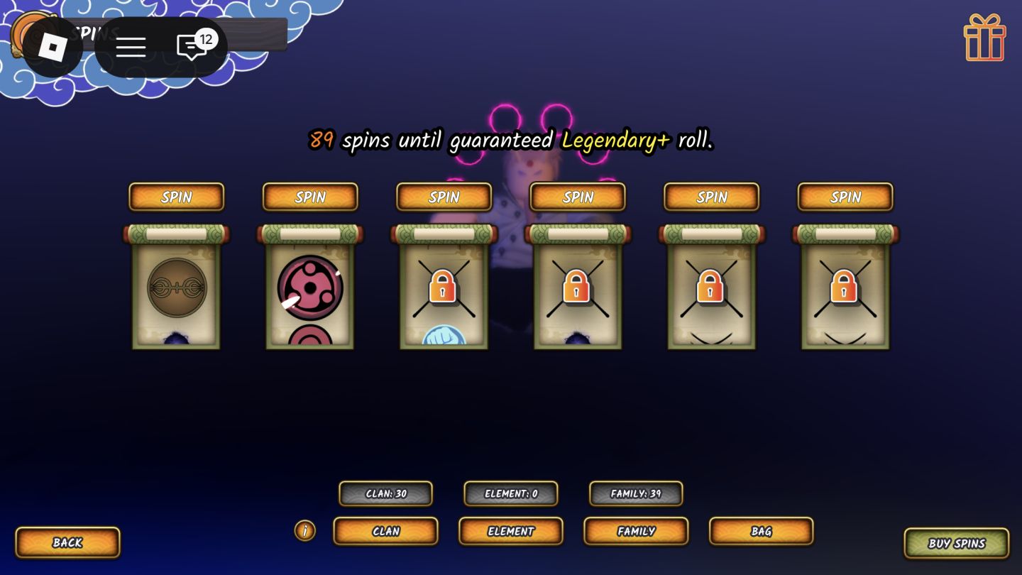 CONTAS NINJA TIME ( MANGEKYOUS, ELEMENTOS E FAMILIAS)