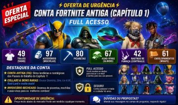 CONTA FORTNITE OG (CAP 1) | 49 SKINS + HIMIKO TOGA + JUICE WRLD | NEGOCIAVEL
