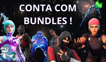 CONTA COM BUNDLES Wonder l Ikonik l Galaxy l Wildcat Travis l Minty (FULL ACESSO