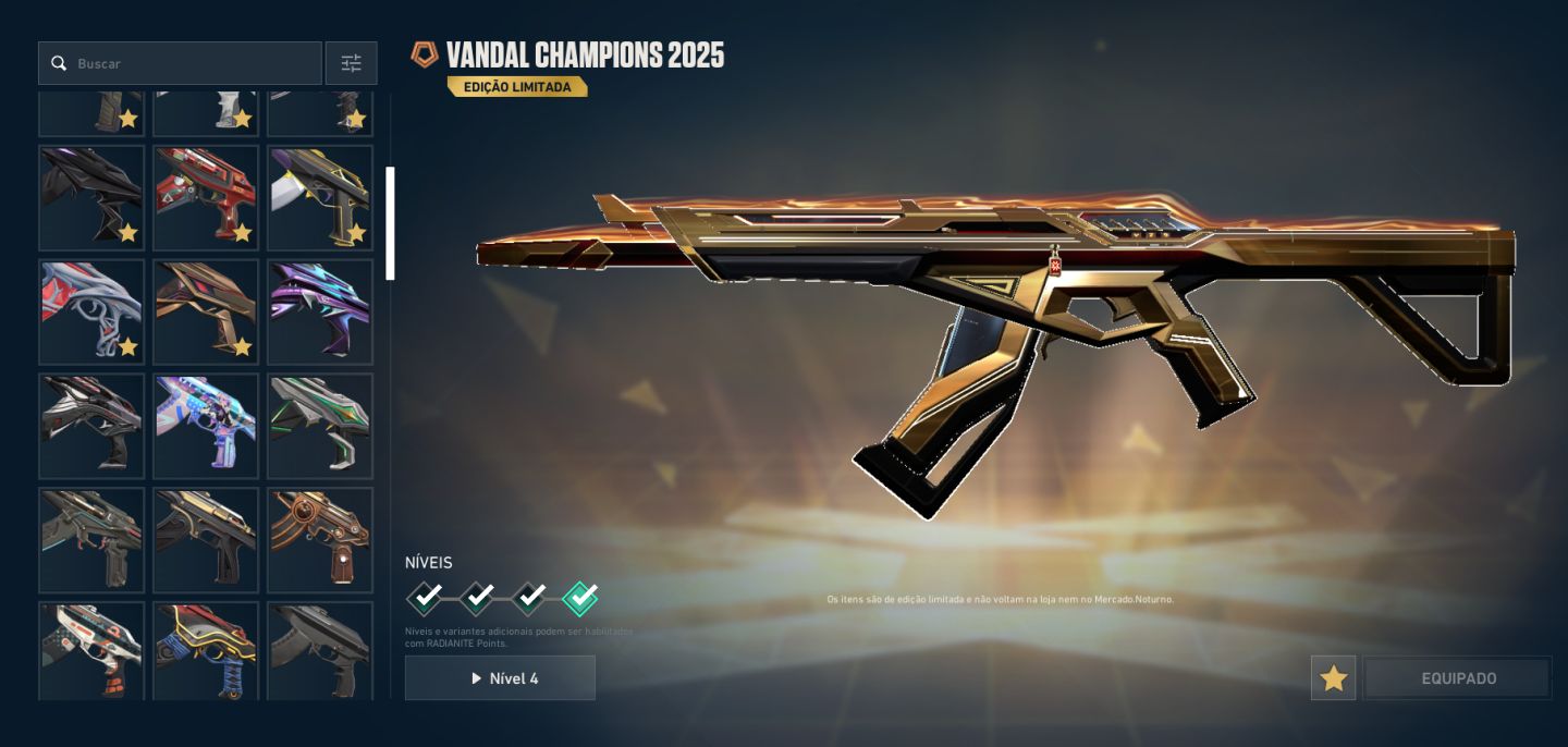 Conta Valorant Mais de 8K em Skins