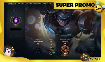 [SMURF MÍTICA] CONTA UNRANKED - PULSEFIRE EZREAL - RANKED LIBERADA - 100% SAFE!