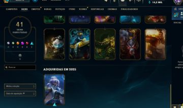 CONTA DE LOL LV 20 QIYANA SHOCKBLADE