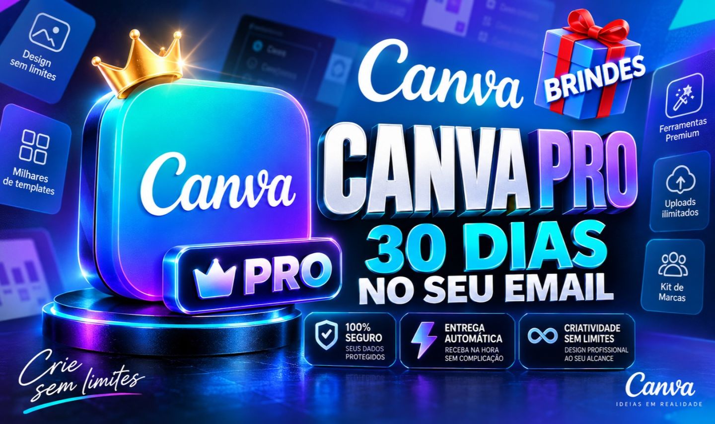 CANVA PRO 30 DIAS | NO SEU E-MAIL | CONVITE PARA SUA CONTA