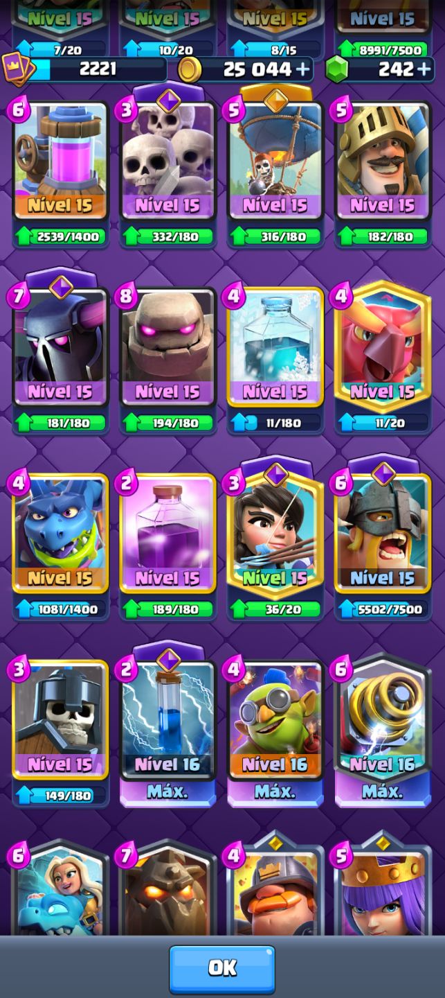 Melhores cartas e decks conta full